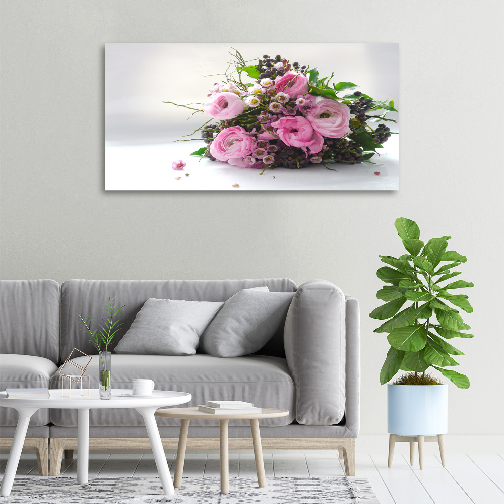 Canvas wall art Bouquet of roses