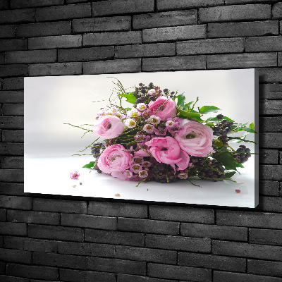 Canvas wall art Bouquet of roses