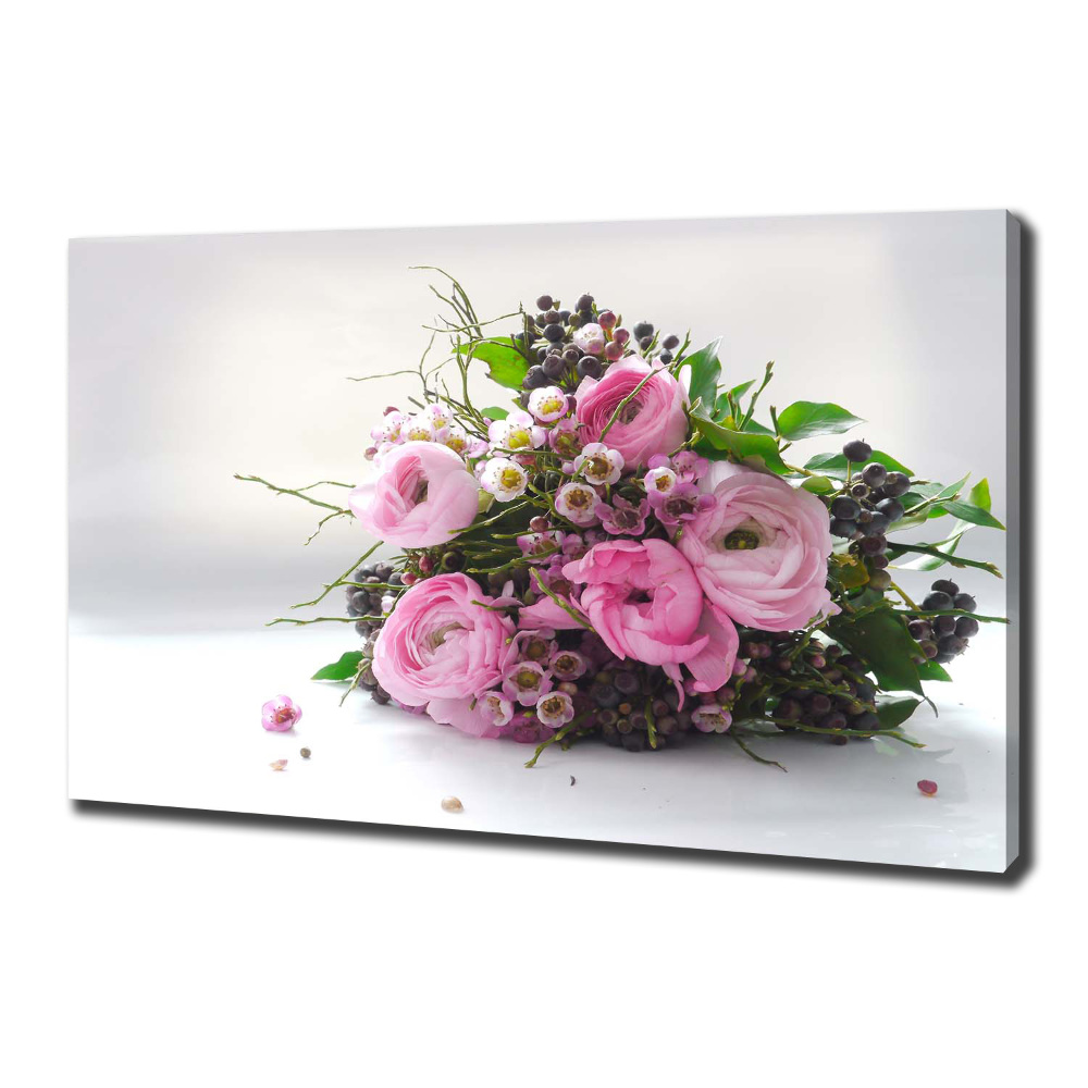 Canvas wall art Bouquet of roses