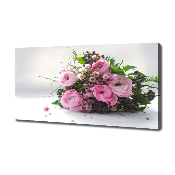 Canvas wall art Bouquet of roses