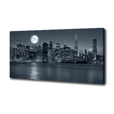 Canvas wall art New York at night