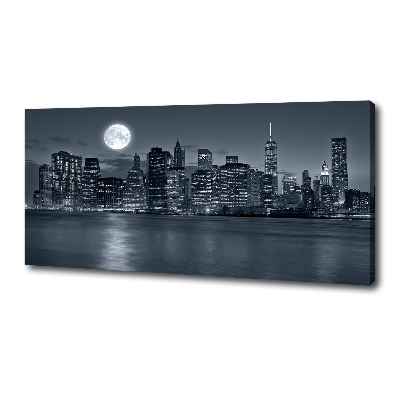 Canvas wall art New York at night