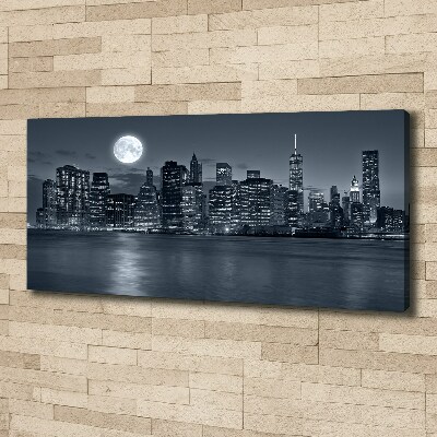 Canvas wall art New York at night