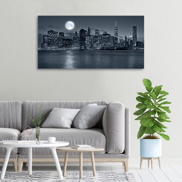 Canvas wall art New York at night