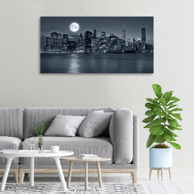 Canvas wall art New York at night