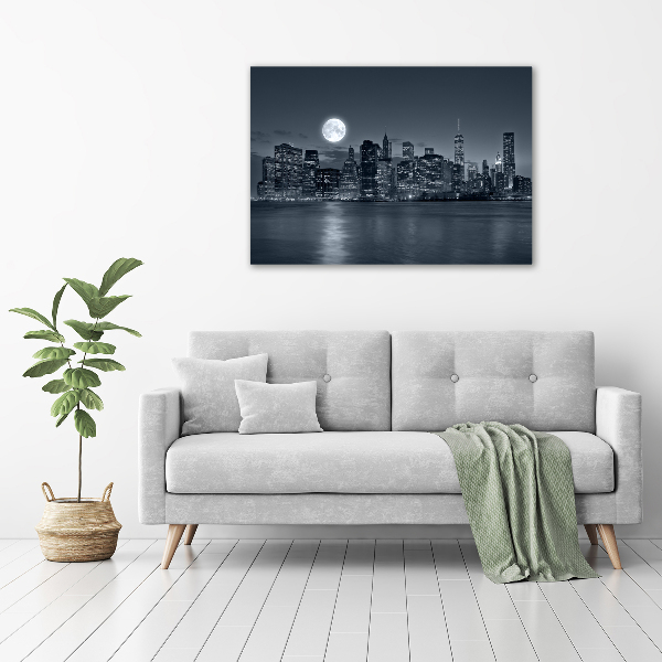 Canvas wall art New York at night