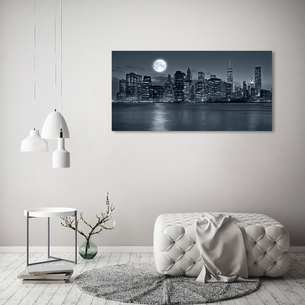 Canvas wall art New York at night