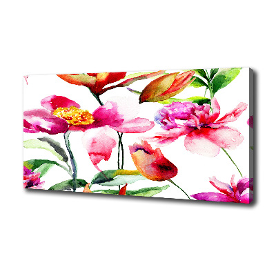 Canvas wall art Wild flowers