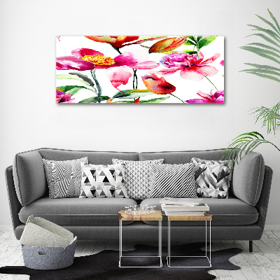 Canvas wall art Wild flowers