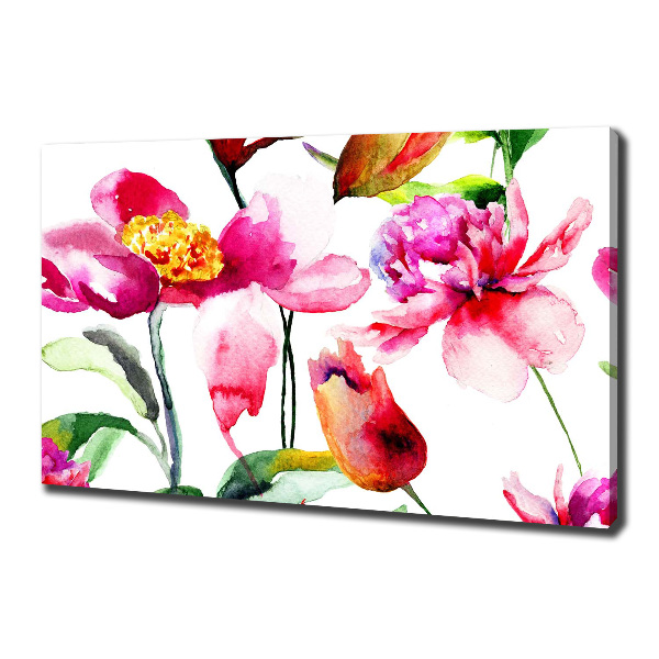 Canvas wall art Wild flowers