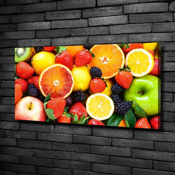 Canvas wall art Colorful fruit