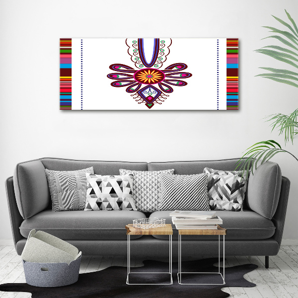 Canvas wall art Polish folk pattern