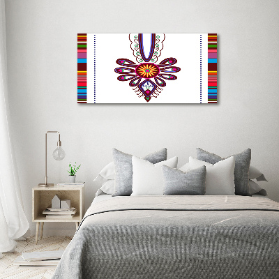 Canvas wall art Polish folk pattern