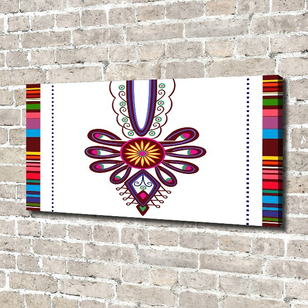 Canvas wall art Polish folk pattern