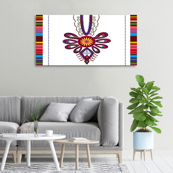 Canvas wall art Polish folk pattern