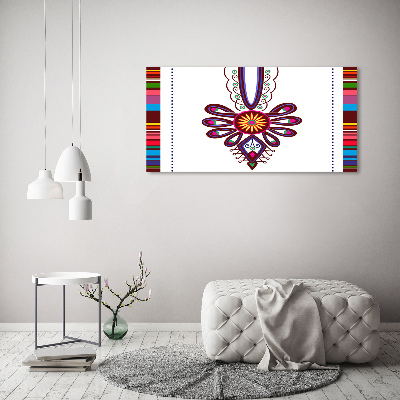 Canvas wall art Polish folk pattern