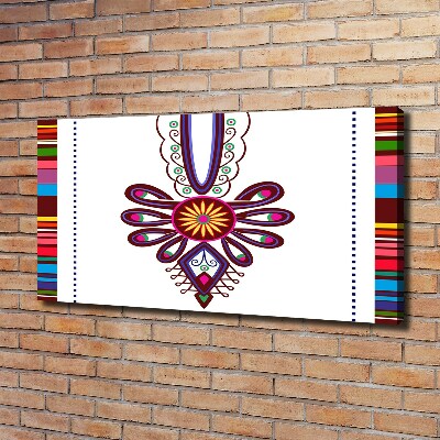 Canvas wall art Polish folk pattern