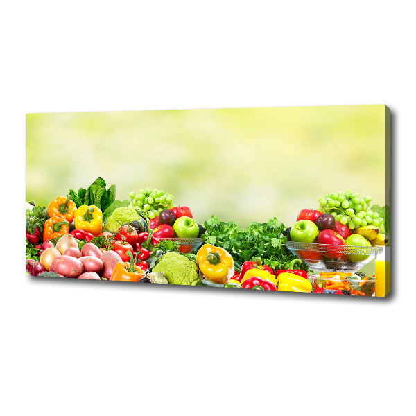 Canvas wall art Fruits and vegetables