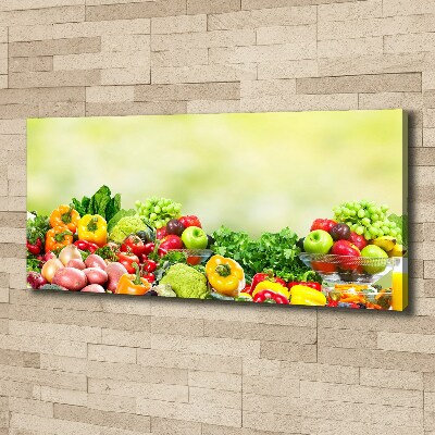 Canvas wall art Fruits and vegetables