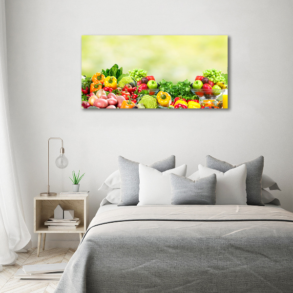 Canvas wall art Fruits and vegetables