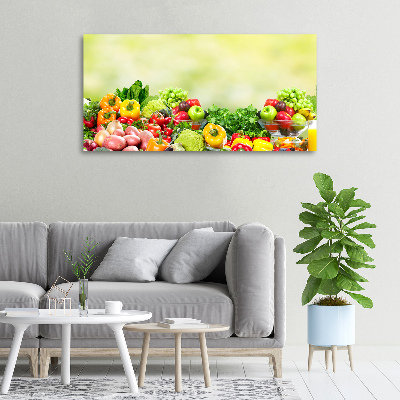 Canvas wall art Fruits and vegetables