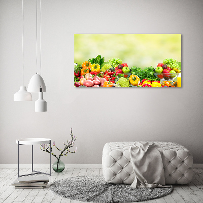 Canvas wall art Fruits and vegetables