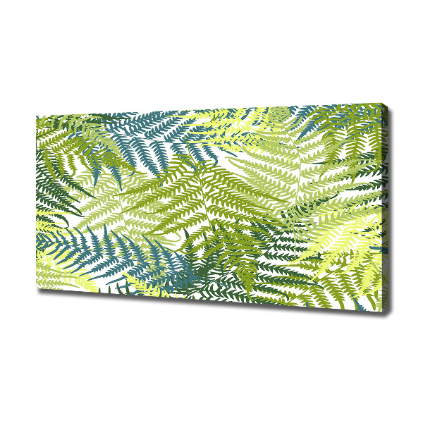 Canvas wall art Fern pattern