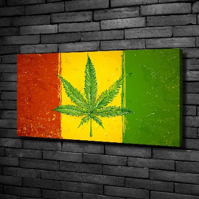 Canvas wall art Rasta Flag