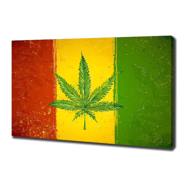 Canvas wall art Rasta Flag