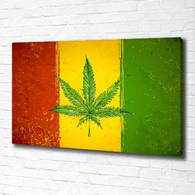 Canvas wall art Rasta Flag