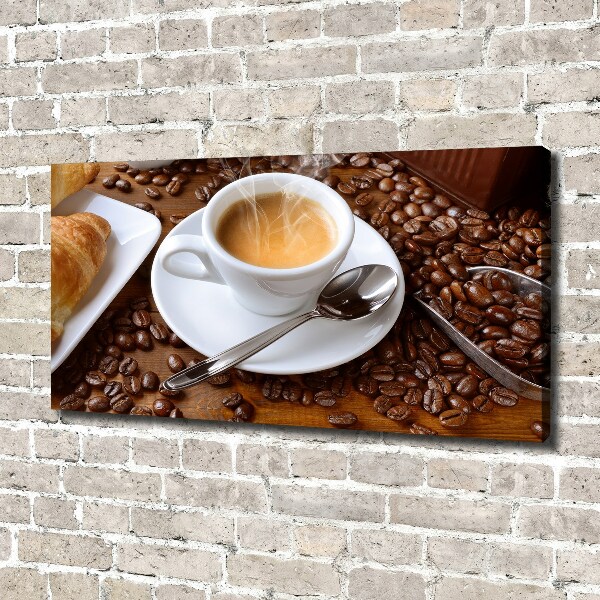 Canvas wall art Aromatic coffee