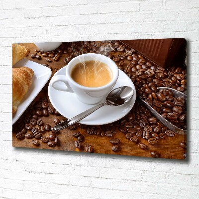 Canvas wall art Aromatic coffee