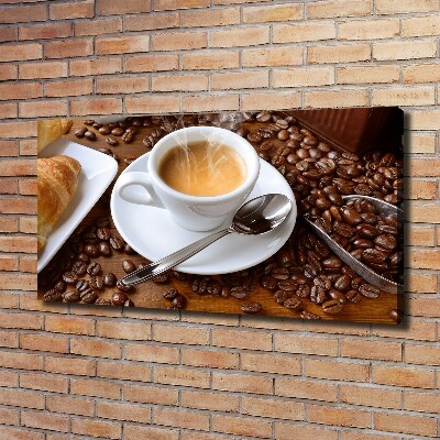 Canvas wall art Aromatic coffee