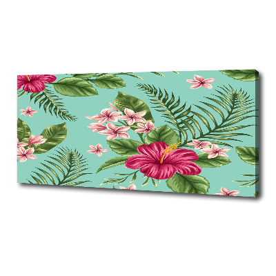 Canvas wall art Hawaiian flowers