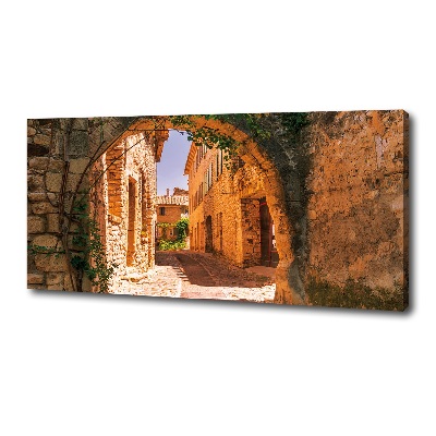 Canvas wall art Charming street