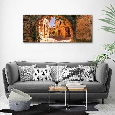 Canvas wall art Charming street