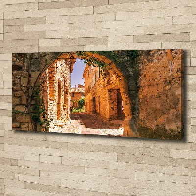 Canvas wall art Charming street