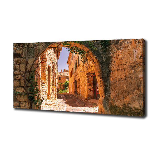 Canvas wall art Charming street