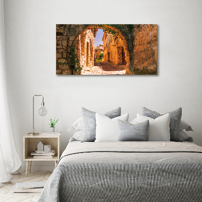 Canvas wall art Charming street