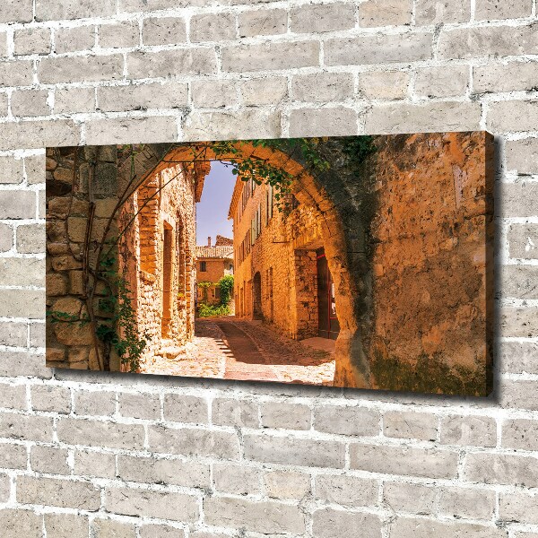 Canvas wall art Charming street