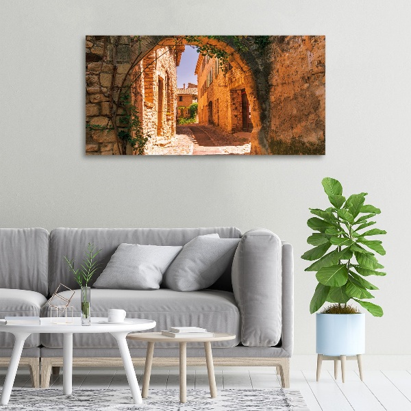 Canvas wall art Charming street