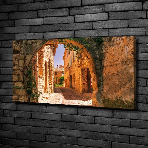 Canvas wall art Charming street