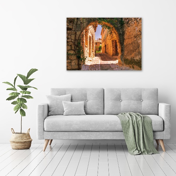 Canvas wall art Charming street