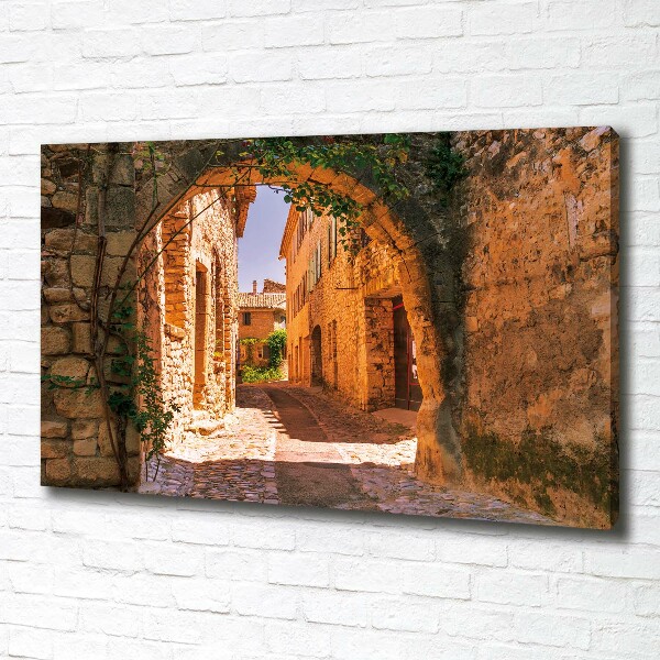 Canvas wall art Charming street