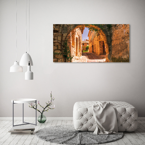 Canvas wall art Charming street