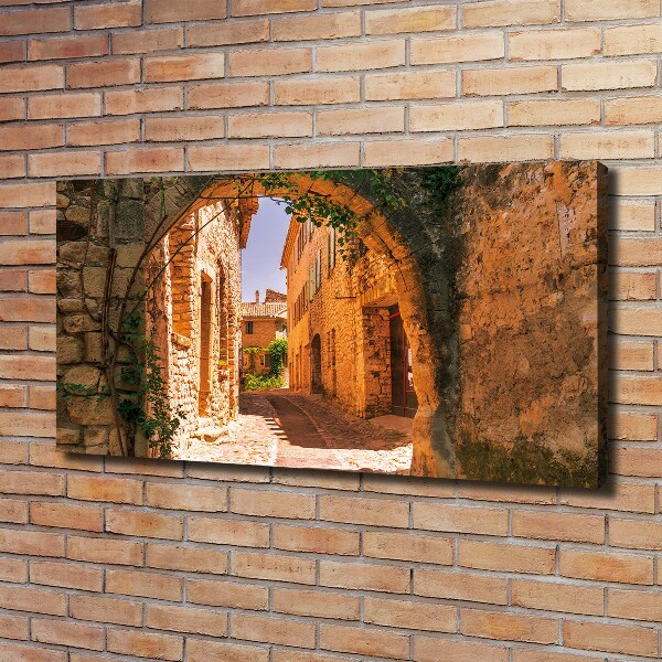 Canvas wall art Charming street