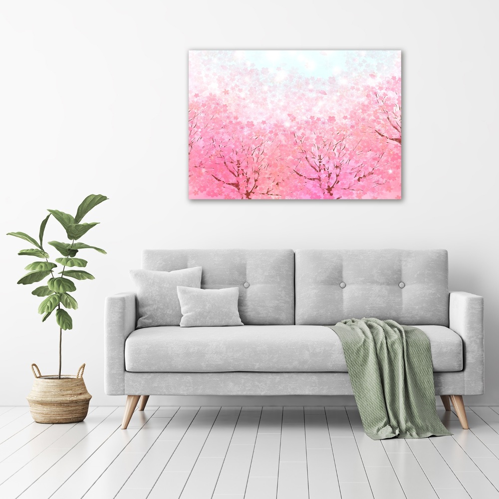 Canvas wall art Cherry blossoms