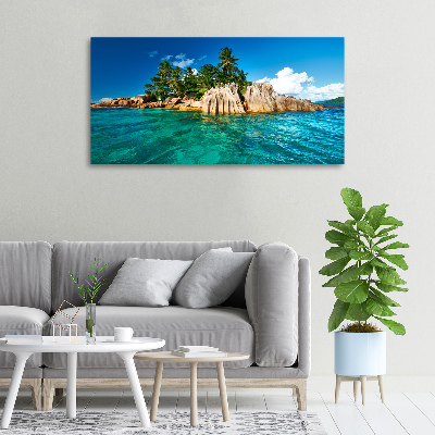 Canvas wall art Tropical island