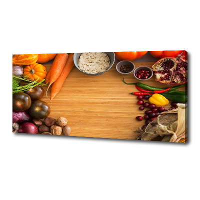 Canvas wall art Autumn vegetables