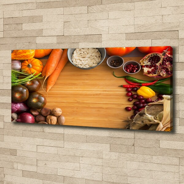 Canvas wall art Autumn vegetables